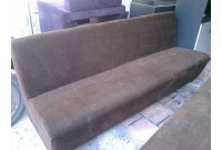 Thanh Lý Sofa Cafe Cũ 2m  Bọc Vải Nâu